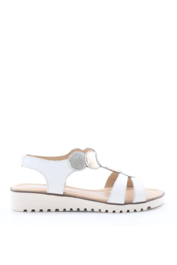 Florali Sandalo zeppa C005 White