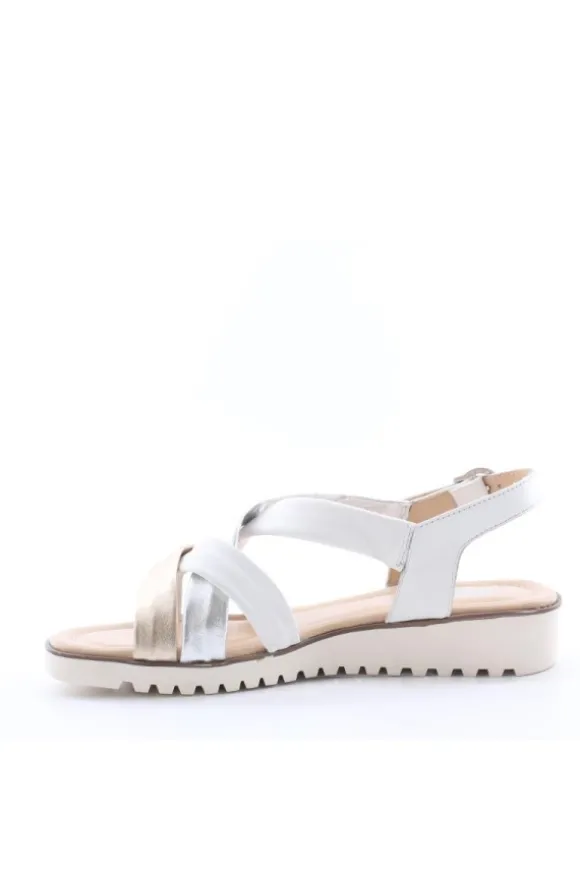 Florali Sandalo zeppa C001 White