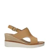 Florali Sandalo zeppa Ch05 Camel