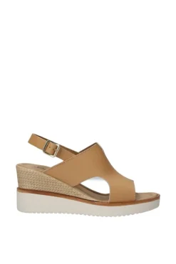 Florali Sandalo zeppa Ch05 Camel