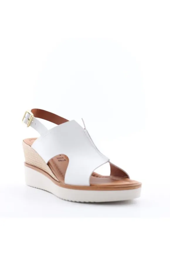 Florali Sandalo zeppa Ch05 Bianco