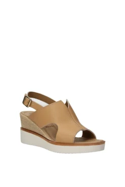 Florali Sandalo zeppa Ch05 Camel