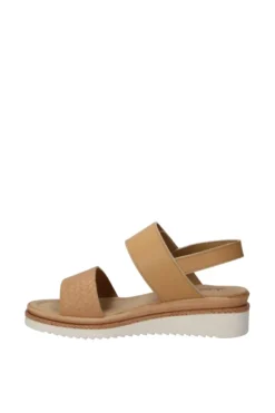 Florali Sandalo zeppa Cp07 Cuoio