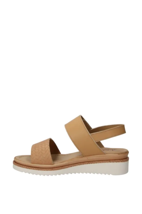 Florali Sandalo zeppa Cp07 Cuoio