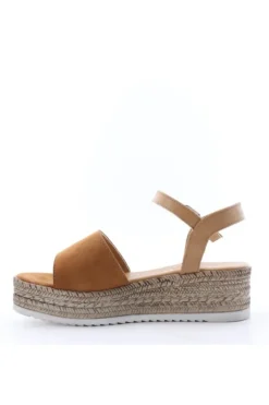 Florali Sandalo zeppa E3056 Cuoio