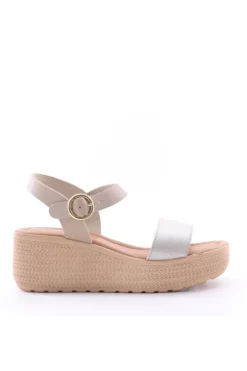 Florali Sandalo zeppa It03 Nude