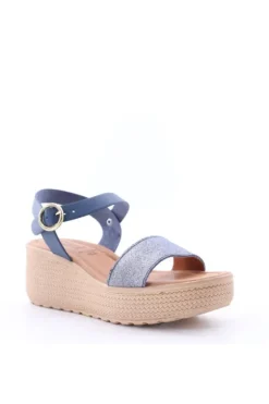 Florali Sandalo zeppa It03 Denim/jean
