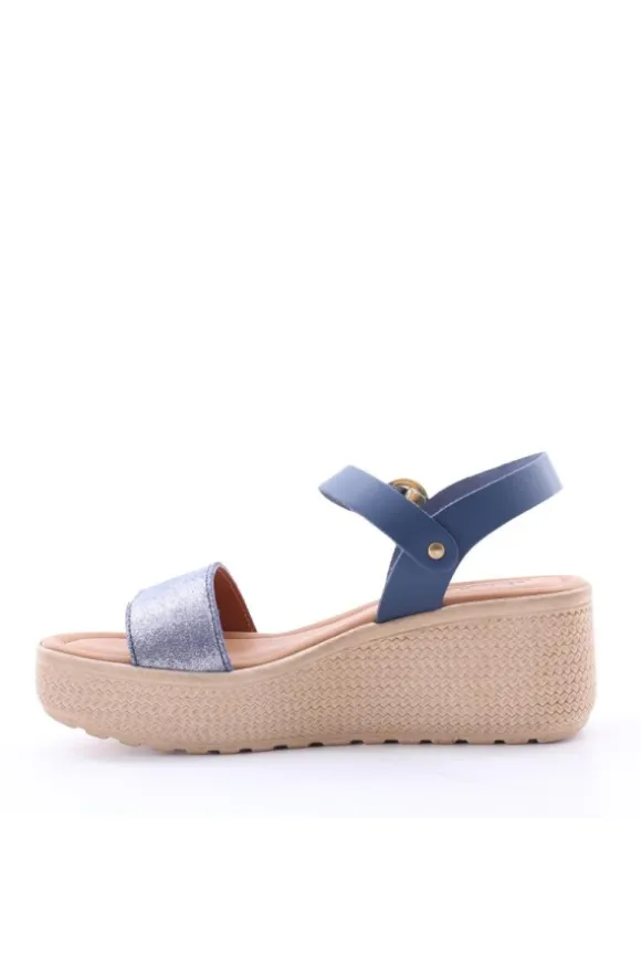 Florali Sandalo zeppa It03 Denim/jean