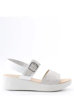 Florali Sandalo zeppa Mia43 Perla