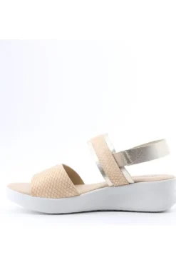 Florali Sandalo zeppa Mia43 Beige