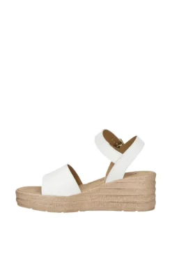 Florali Sandalo zeppa Td44 Bianco