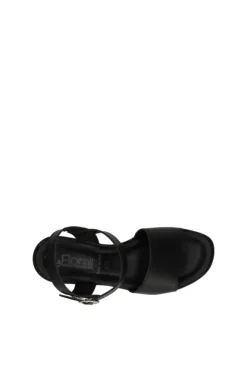 Florali Sandalo zeppa Td44 Nero