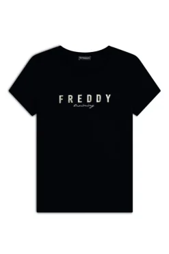 Freddy T-shirt manica corta 25wtrt2 Nero