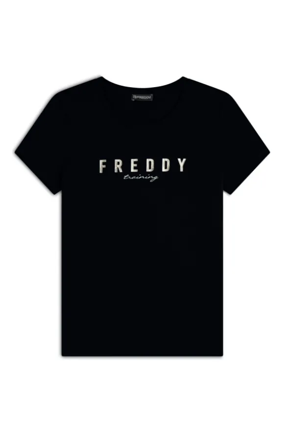Freddy T-shirt manica corta 25wtrt2 Nero