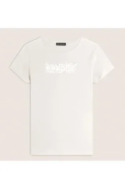 Freddy T-shirt manica corta F4wcrt3 White/sand