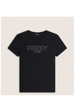 Freddy T-shirt manica corta F4wtrt1 Nero