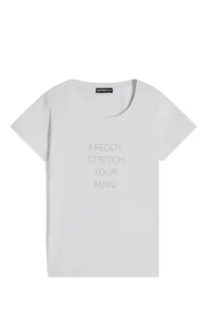 Freddy T-shirt manica corta 4wcrt2 Bianco