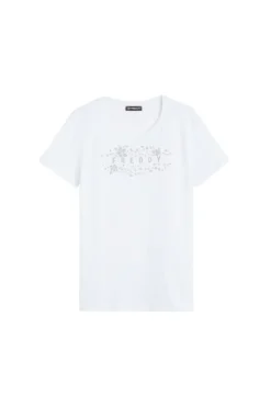 Freddy T-shirt manica corta 4wtrt4 Bianco