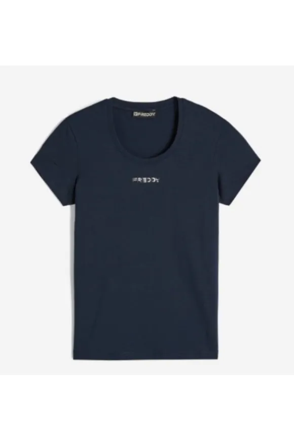Freddy T-shirt manica corta 4wbct1 Navy