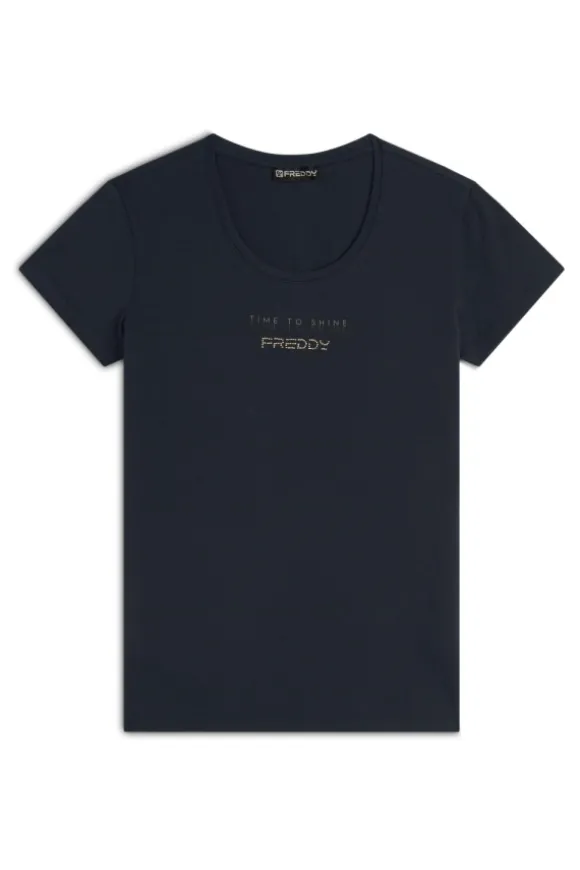 Freddy T-shirt manica corta 25wcrt3 Dark sapph