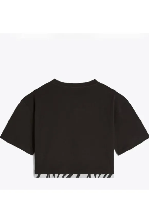 Freddy T-shirt manica corta 4wmvt3 Black zebr