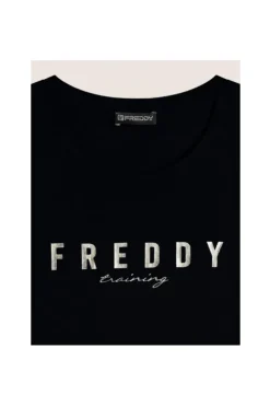 Freddy T-shirt manica corta 25wtrt2 Nero