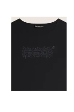 Freddy T-shirt manica corta F4wcrt3 Nero
