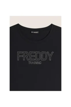 Freddy T-shirt manica corta F4wtrt1 Nero