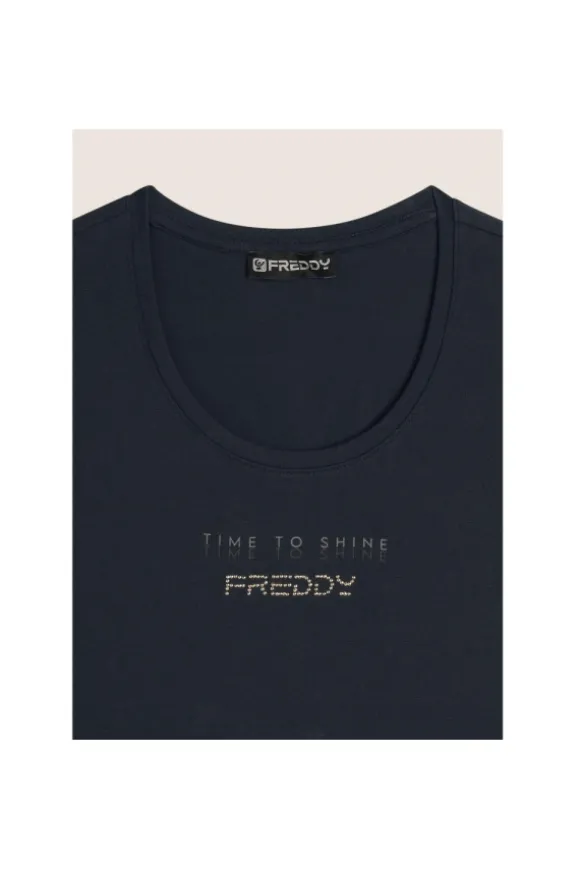 Freddy T-shirt manica corta 25wcrt3 Dark sapph