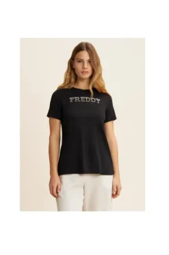 Freddy T-shirt manica corta 25wcrt2 Nero
