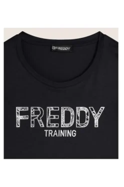 Freddy T-shirt manica lunga F4wtrt4 Nero