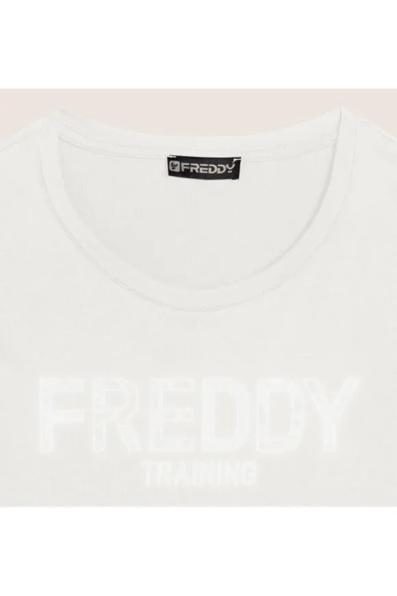 Freddy T-shirt manica lunga F4wtrt4 Bianco