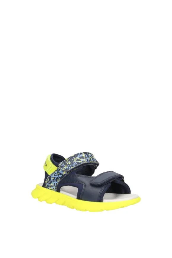 Geox Sandali J55f1e Navy/lime