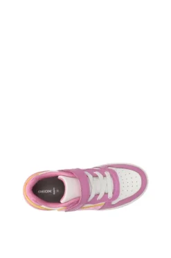 Geox Sneaker J55hxa Dk pink/ye