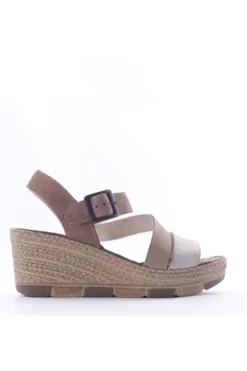 Greenhill Sandalo zeppa 35700 Fango