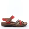 Greenhill Sandalo zeppa 43170 Rosso