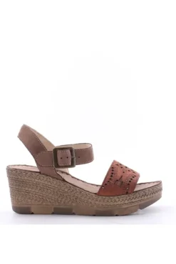 Greenhill Sandalo zeppa 36635 Mattone