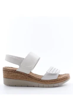 Greenhill Sandalo zeppa 50090 Bianco