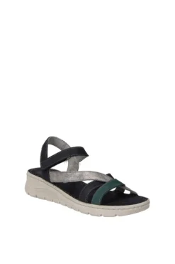 Greenhill Sandalo zeppa 48310 Blu