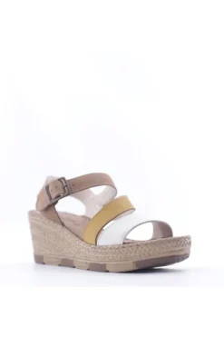 Greenhill Sandalo zeppa 35700 Taupe