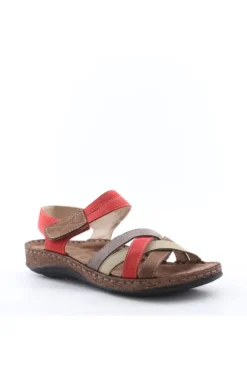Greenhill Sandalo zeppa 43170 Rosso