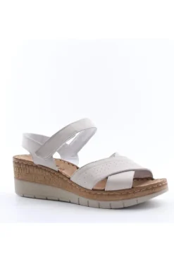 Greenhill Sandalo zeppa 50120 Ghiaccio