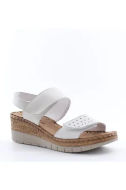 Greenhill Sandalo zeppa 50090 Bianco