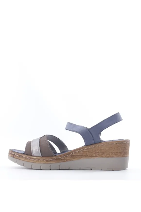 Greenhill Sandalo zeppa 43890 Bluette