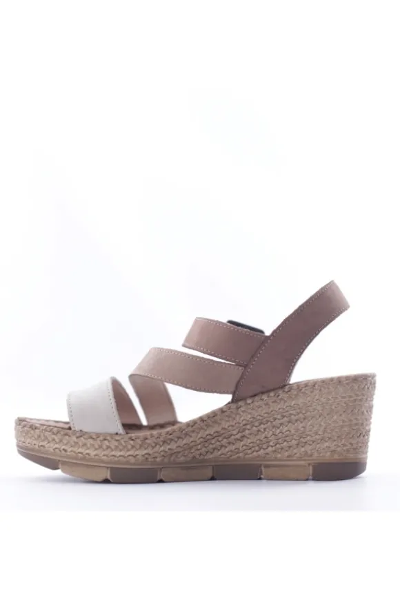 Greenhill Sandalo zeppa 35700 Fango