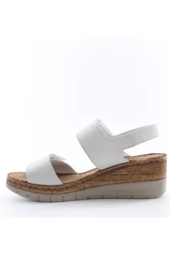 Greenhill Sandalo zeppa 50090 Bianco