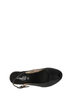 Greenhill Sandalo zeppa 15531 Nero