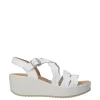 Igi e co Sandalo zeppa 56685 Bianco