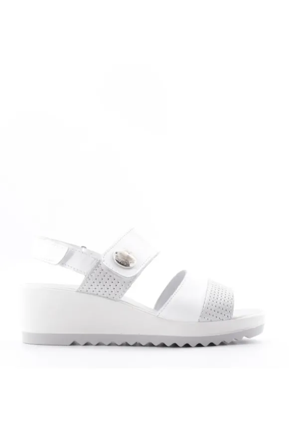 Igi e co Sandalo zeppa 16666 Bianco