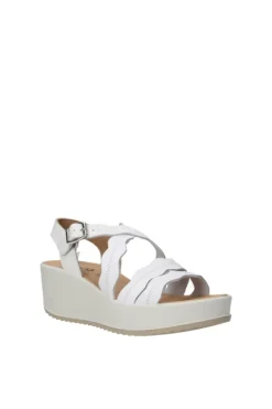 Igi e co Sandalo zeppa 56685 Bianco